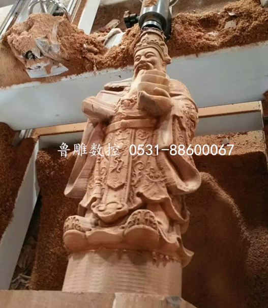 三維立體雕刻機(jī)制作的財(cái)神雕像、觀音佛像